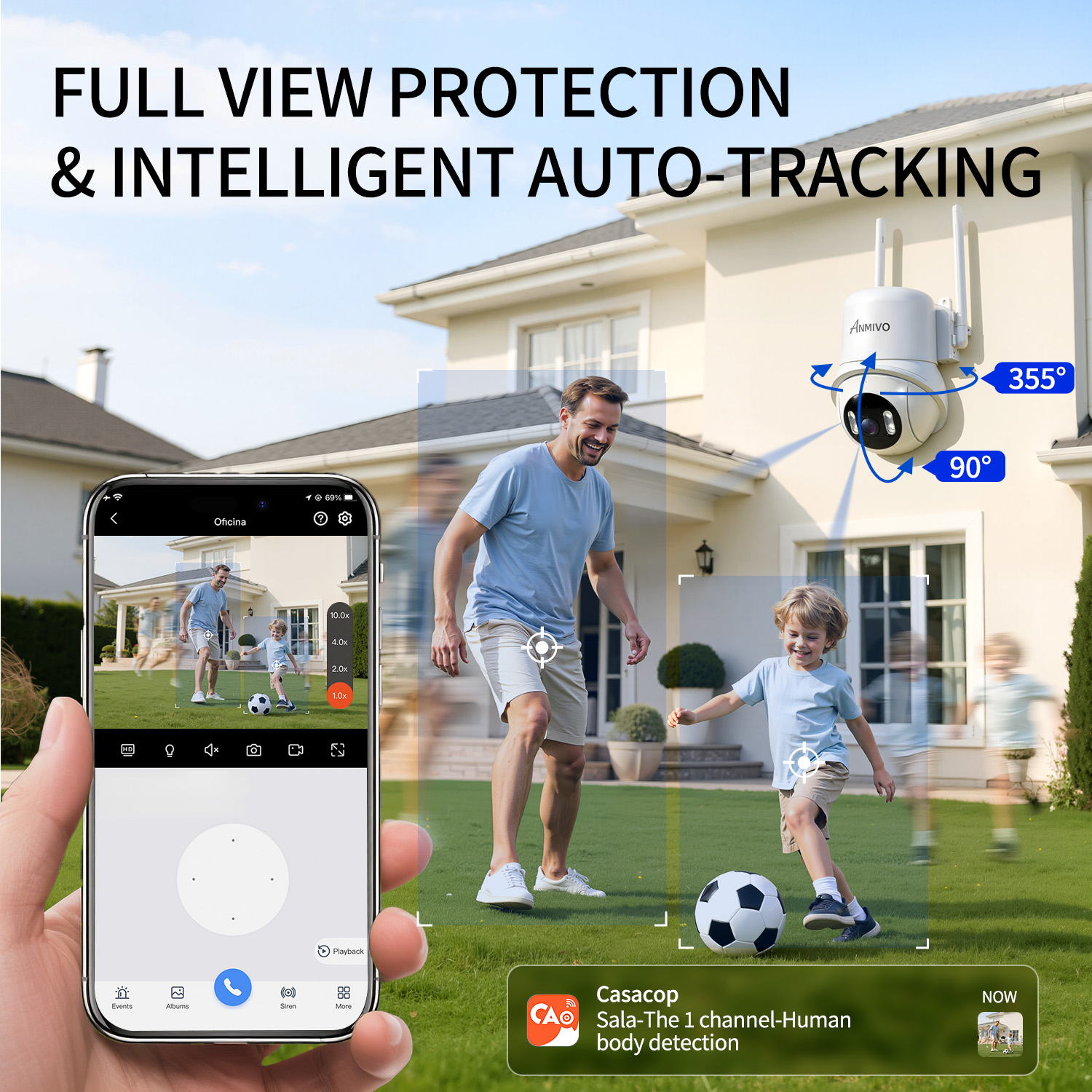 2K Dual-Band Indoor PTZ камера 3