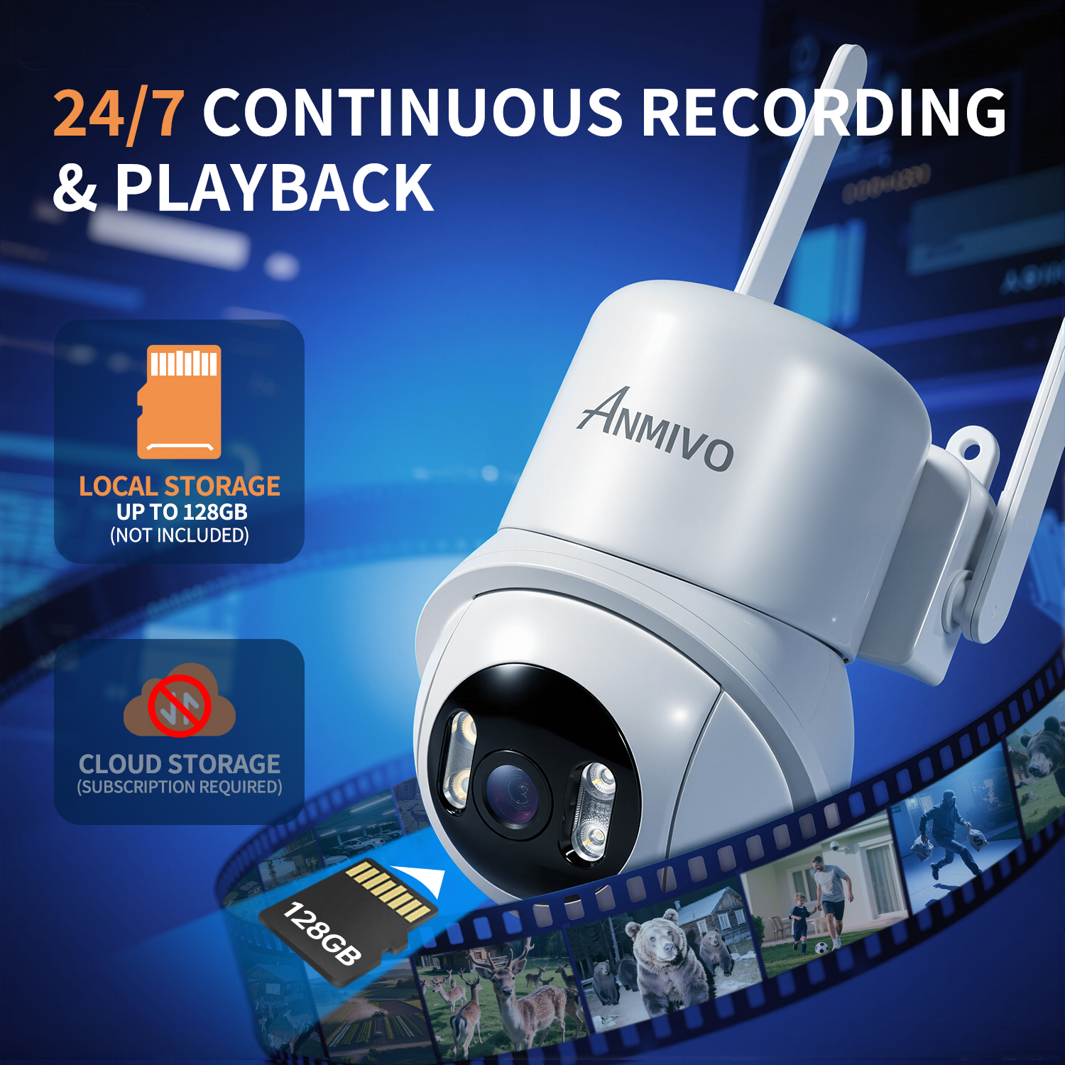 2K Dual-Band Indoor PTZ камера 5